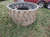 Pair of Steel Belted Wheels