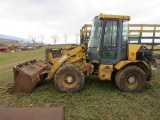 JD 304H Articulated Loader w/Bucket & Forks
