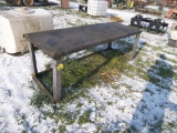 30inch X 90inch Steel Table