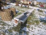 20ft Alum Belt Produce Conveyor w/Roller Brushes & Loading Tray