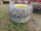 Pair of 18.4-34 Tires and Rims