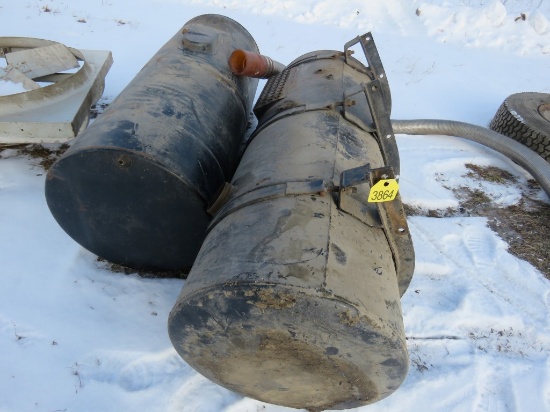Pair of Saddle Fuel Tanks