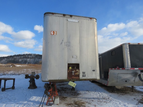 1972 Trailmobile 44ft Van Storage Trailer