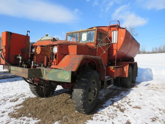 1968 Consolidated 6x6 Army Truck w/ Manure Tanker