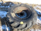 2 Tires and Rims 19.5-24