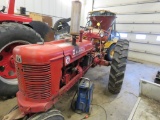 Farmall Super H Tractor w/Fertilizer Spreader