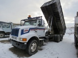 1989 Int 8100 10 Wheeler Dump Truck w/20ft Steel Silage Box