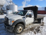 2011 Ford 450 Dual Wheel Truck w/11ft Steel Flatbed