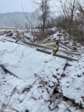 Pile of 3ft x 20ft Steel Roofing