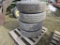 4 Tires and Rims 265/70R19.5