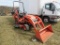Kubota BX25 Compact Tractor w/LA240 Loader & 60inch Belly Mower & BT601 Backhoe