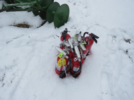 10 fire extinguishers