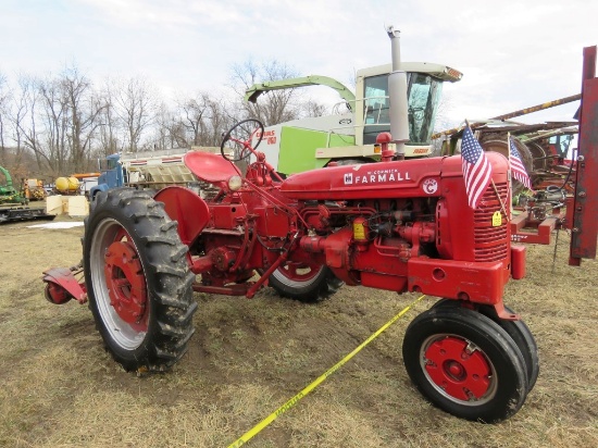 Farmall Super C Tractor w/2pt Sickle Bar Mower