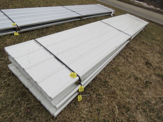 36 Pieces of 16ft White Tin