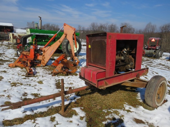 Hale Irrigation Pump on Cart with Gas Engine