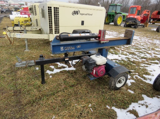Iron and Oak Vertical/Horizontal Wood Splitter