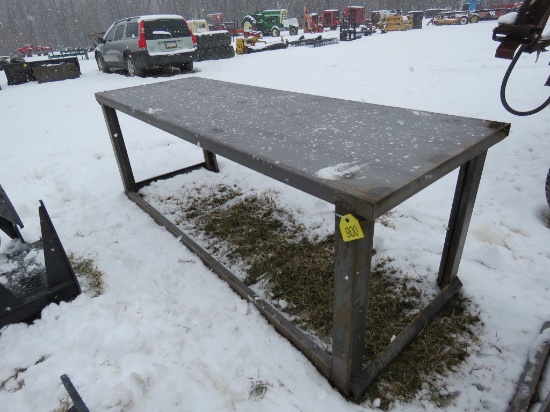 30in x 84in New Steel Table