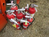 Lot of Fire Extinguishers