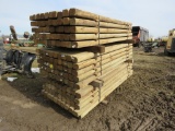 3 Bundles of 3inchx4inchx8ft Wood Posts
