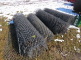4 Rolls Chain Link Fence and Posts