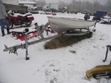 Smokercraft 11ft Aluminum V Bottom Boat with Trailer