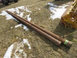 2 Pieces of Steel Pipe 4inch x 21ft