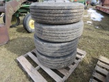 4 Tires and Rims 265/70R19.5