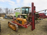 Cletrac Track Machine w/Front Post Pounder