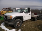 2001 GMC 3500 Dual Wheel Truck w/Eby Aum Box