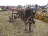 McDeering Old Tractor on Steel