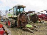 Claas Jaguar 660 Chopper w/6 Row Keptner Corn head & 12 ft Hay Head