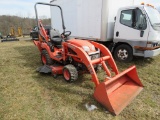 Kubota BX25 Compact Tractor w/LA240 Loader & 60inch Belly Mower & BT601 Backhoe
