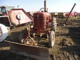 Farmall Super A Tractor w/Woods Belly Mower & 60inch Front Blade