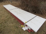 32 Pieces of 16ft White Tin