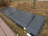 36 Pieces of 12ft Black Tin