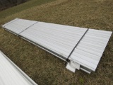 36 Pieces of 16ft Galv Tin