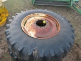 2 Tires and Rims 20.8R38