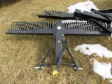 NEW 3pt 84inch Snow Rake
