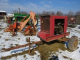 Hale Irrigation Pump on Cart with Gas Engine