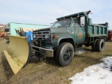 GMC 7000 S/A Truck w/10ft Dump Box & 9ft Snowplow