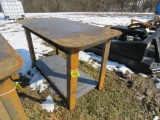 NEW 30 in x 58 in New Steel table