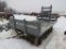 10ft Flatbed Wagon on Steel Wheels
