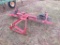 3pt 7ft Stone Rake w/Dolly heels