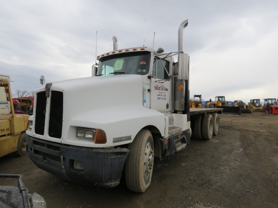 1990 Kenworth 20ft Flat Bed Tractor Truck