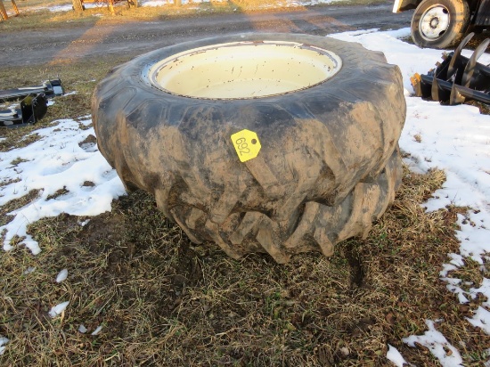 2 Tires and Rims 13.6-28