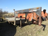 1997 Hopper 24ft Tri-Axle Gooseneck Trailer