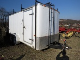 2010 Trailsport Forest River 7ftx14ft Enclosed Trailer w/Ladder Rack