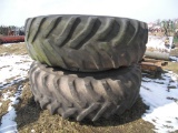 2 Tires and Snap on Rims 20.8R38