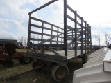 16ft Wooden Hay Wagon w/Heavy Gear