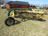 JD 660 Hay Rake w/Dolly Wheels